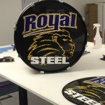 marching band drum custom sign