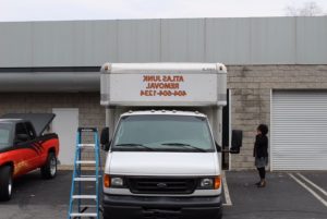 Custom Box Truck Vinyl Lettering