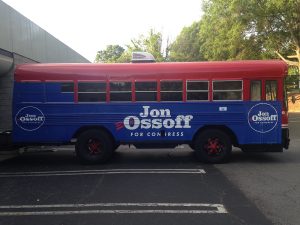 Custom Political Bus Wrap