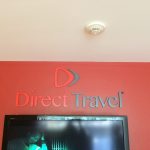 Direct Travel Custom Lobby Logo Sign