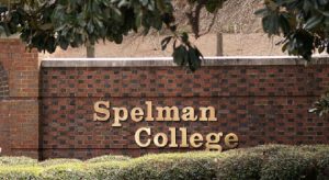 Spelman College Brick Channel Letter Wall Sign