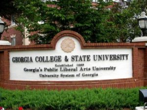 Georgia College & State University Monument Sign