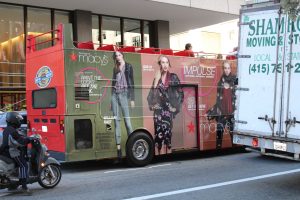 Custom Bus Wrap With Perforated Window Graphics